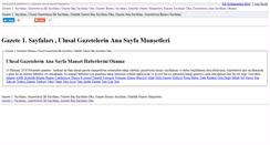 Desktop Screenshot of gazete1sayfalari.com