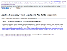 Tablet Screenshot of gazete1sayfalari.com